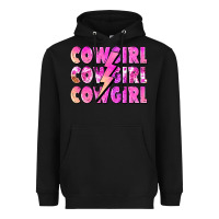 Black cowgirl cowgirl lightning bolt Heavyweight Hoodie - Zillion Design Studio