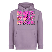 Lavender cowgirl cowgirl lightning bolt Heavyweight Hoodie - Zillion Design Studio