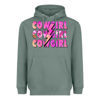 Sage cowgirl cowgirl lightning bolt Heavyweight Hoodie - Zillion Design Studio