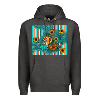 Charcoal Heather pumpkin Premium Hoodie - JahusDesignShop