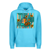 Ocean Blue pumpkin Premium Hoodie - JahusDesignShop