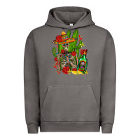 Pigment Tornado skeleton with sombrero and tequila Urban Hoodie - AdoDesignShop