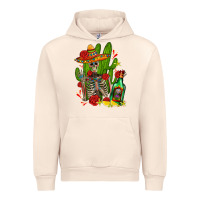 Sandshell skeleton with sombrero and tequila Urban Hoodie - AdoDesignShop