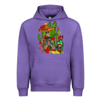 Tulip skeleton with sombrero and tequila Urban Hoodie - AdoDesignShop