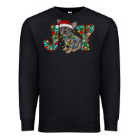 Black french bulldog christmas joy Premium Sweatshirt - RanaPortraitStore