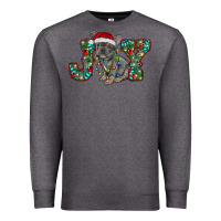 Charcoal Heather french bulldog christmas joy Premium Sweatshirt - RanaPortraitStore