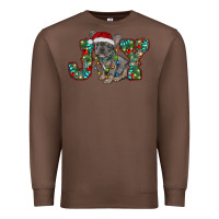 Chestnut french bulldog christmas joy Premium Sweatshirt - RanaPortraitStore
