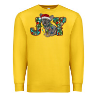 Lemon french bulldog christmas joy Premium Sweatshirt - RanaPortraitStore