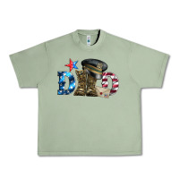 Oil Green dad military boots and hat Urban Heavy Tee - Artiststas