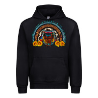 Black saddle sunflower horseshoe rainbow Urban Hoodie - Artiststas