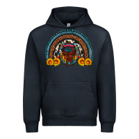 Navy saddle sunflower horseshoe rainbow Urban Hoodie - Artiststas