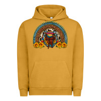 Pigment Peanut Butter saddle sunflower horseshoe rainbow Urban Hoodie - Artiststas