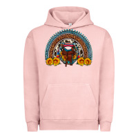 Pigment Salmon saddle sunflower horseshoe rainbow Urban Hoodie - Artiststas