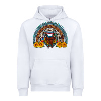 White saddle sunflower horseshoe rainbow Urban Hoodie - Artiststas