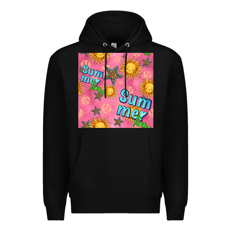 Summer Time Of The Sun Seamless Pattern Premium Hoodie by BundleAndBundleShop | Teevron