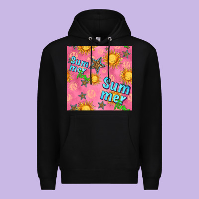 Summer Time Of The Sun Seamless Pattern Premium Hoodie Designed By Bundleandbundleshop