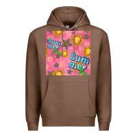 Chestnut summer time of the sun seamless pattern Premium Hoodie - BundleAndBundleShop