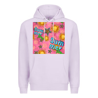Lilac summer time of the sun seamless pattern Premium Hoodie - BundleAndBundleShop