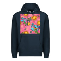 Navy summer time of the sun seamless pattern Premium Hoodie - BundleAndBundleShop