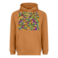 Meerkat Mardi gras king cake Heavyweight Hoodie - RanaPortraitStore