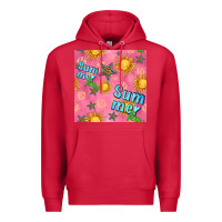Cardinal summer time of the sun seamless pattern Premium Hoodie - BundleAndBundleShop