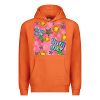 Carrot summer time of the sun seamless pattern Premium Hoodie - BundleAndBundleShop