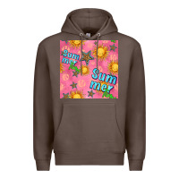 Coffee summer time of the sun seamless pattern Premium Hoodie - BundleAndBundleShop
