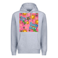 Heather Grey summer time of the sun seamless pattern Premium Hoodie - BundleAndBundleShop