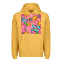 Mustard summer time of the sun seamless pattern Premium Hoodie - BundleAndBundleShop