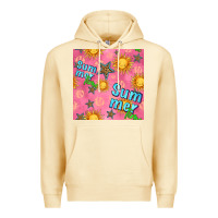 Pina Colada summer time of the sun seamless pattern Premium Hoodie - BundleAndBundleShop