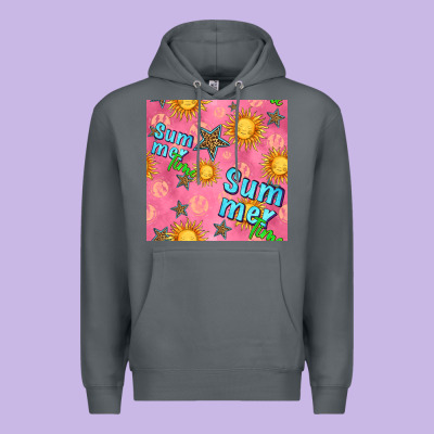 Summer Time Of The Sun Seamless Pattern Premium Hoodie Designed By Bundleandbundleshop