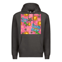 Smoke summer time of the sun seamless pattern Premium Hoodie - BundleAndBundleShop