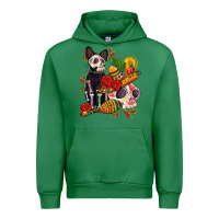Emerald mexican dead day with skeleton cat Urban Hoodie - AdoDesignShop