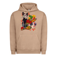 Pigment Burro mexican dead day with skeleton cat Urban Hoodie - AdoDesignShop