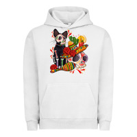 Pigment Lunar Rock mexican dead day with skeleton cat Urban Hoodie - AdoDesignShop