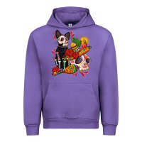 Tulip mexican dead day with skeleton cat Urban Hoodie - AdoDesignShop