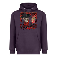 Plum cowboy killer Heavyweight Hoodie - Zillion Design Studio