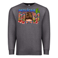 Charcoal Heather mexican mom Premium Sweatshirt - Zillion Design Studio