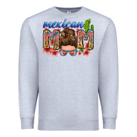 Heather Grey mexican mom Premium Sweatshirt - Zillion Design Studio