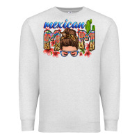 Oatmeal Heather mexican mom Premium Sweatshirt - Zillion Design Studio