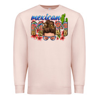 Pale Pink mexican mom Premium Sweatshirt - Zillion Design Studio