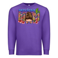 Purple mexican mom Premium Sweatshirt - Zillion Design Studio