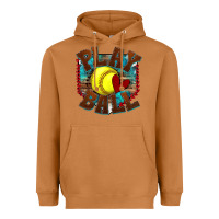Meerkat play ball softball Heavyweight Hoodie - texasbilliewilder