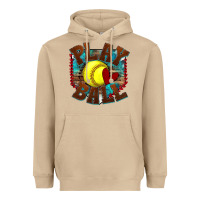 Mushroom play ball softball Heavyweight Hoodie - texasbilliewilder