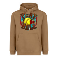 Toasted Coconut play ball softball Heavyweight Hoodie - texasbilliewilder
