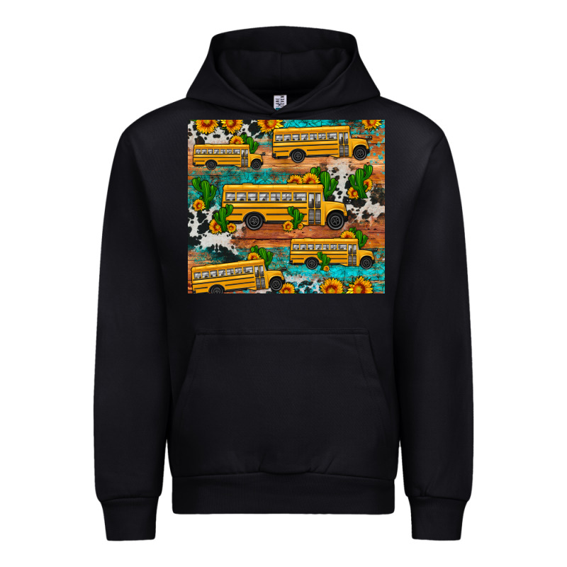 School Bus Cactus Sunflower Urban Hoodie by Artiststas | Teevron