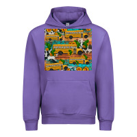 Tulip school bus cactus sunflower Urban Hoodie - Artiststas