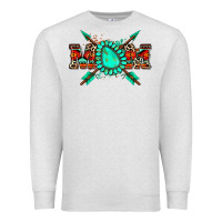 Oatmeal Heather aztec mom Premium Sweatshirt - Zillion Design Studio