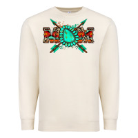 Sandshell aztec mom Premium Sweatshirt - Zillion Design Studio
