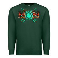 Sports Green aztec mom Premium Sweatshirt - Zillion Design Studio
